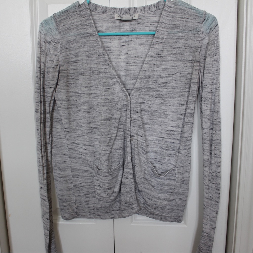 F21 Heathered Cardigan